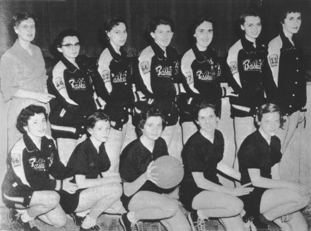 1956 Basketbabes<br>Senior Girls Basketball