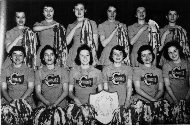 1958 Senior Cheerleaders