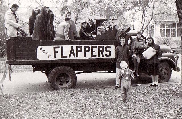 Flappers Party<br>on the campaign trail