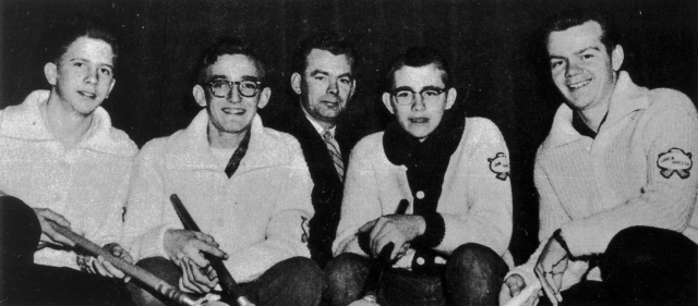 1960 Boys Brier<br>Dennis Balderston, Carl Bushko, Mr. Penry, Jim Howes, Jack Patterson