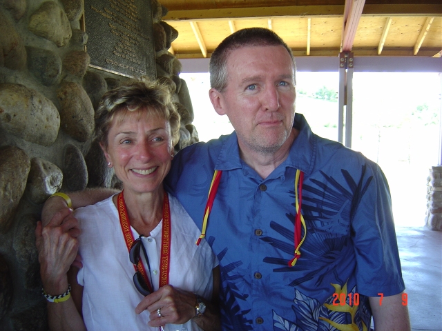 Cathy Sutherland (Rudd) & Don Dickinson (web guy) Class 69