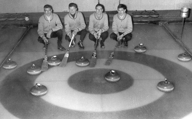 1965/1966 Boys Curling Team - 8 Ender scored March 17, 1966