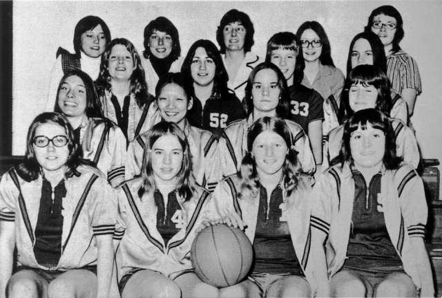 1973 Senior Girls Provincial Basketball Champions