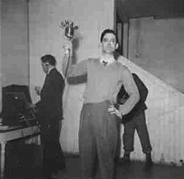 The Teen Scene Radio program recording a dance in 1950.