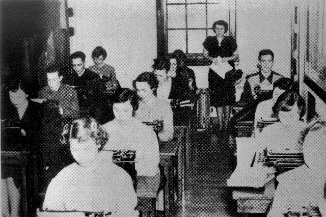 1950 Typing Class